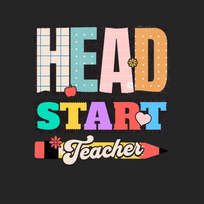 Head Start Lehrer Design Herren Pullover Sweatshirt
