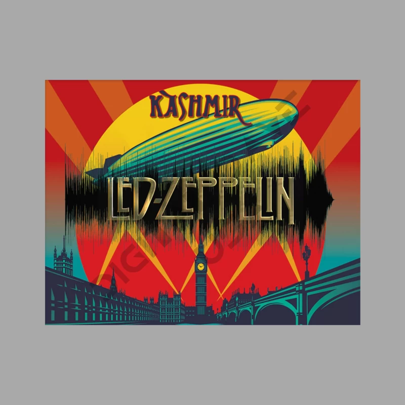 Led Zeppelin Kasmir Female Pullover Hoodie