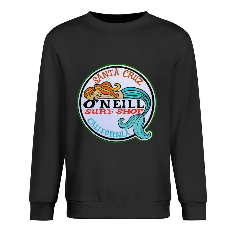 Vintage O'Neill Surf Shop Logo from Santa Cruz, California Male Pullover Sweatshirt