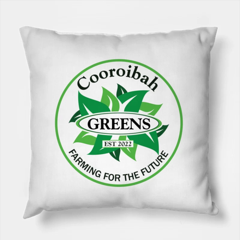 Cooroibah greens merchandise Throw Pillow