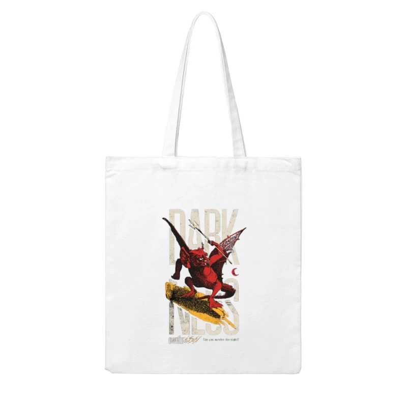 Dark Souls Red Demon Fantasy Gaming Art Cotton Tote Bag