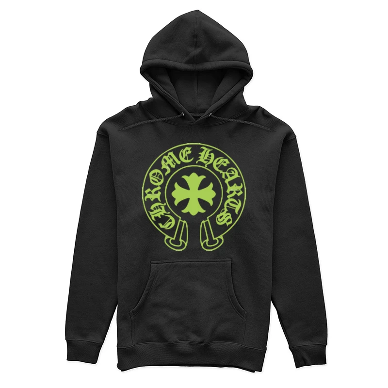 Chrome Hearts Logo in Grüneintönung Damen Pullover Hoodie