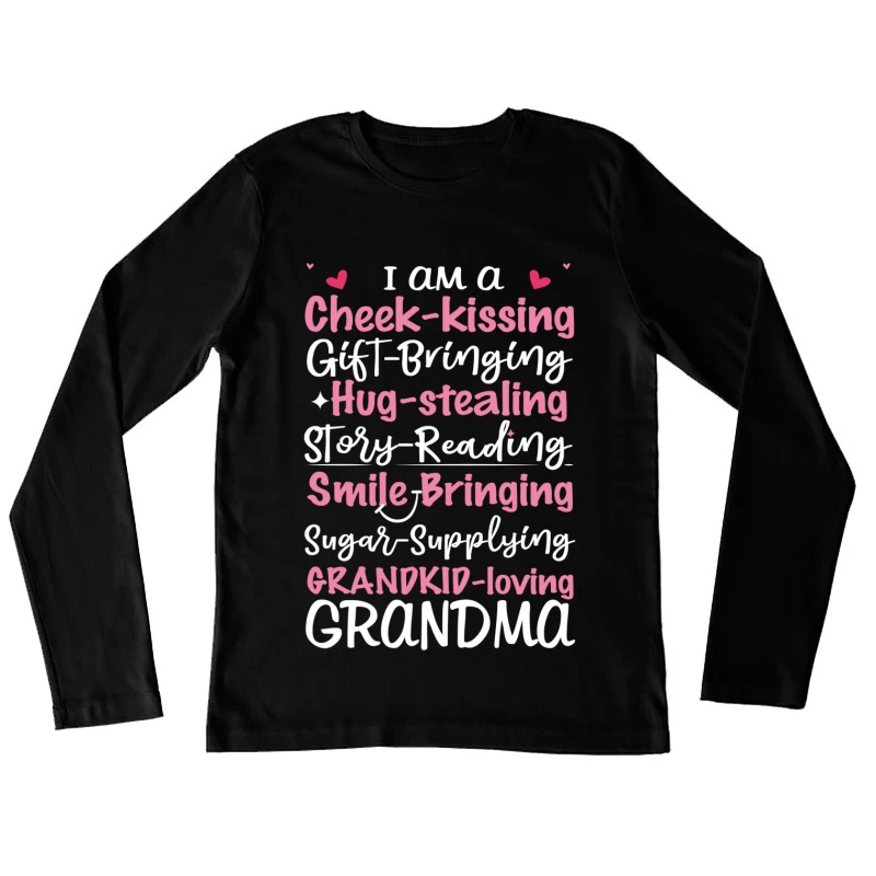 Grand-mère aimante et attentionnée Femme Manches Longues T-Shirt
