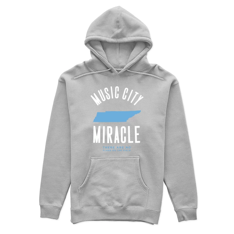 Tennessee State Map with Humorous Flag Reference Female Pullover Hoodie
