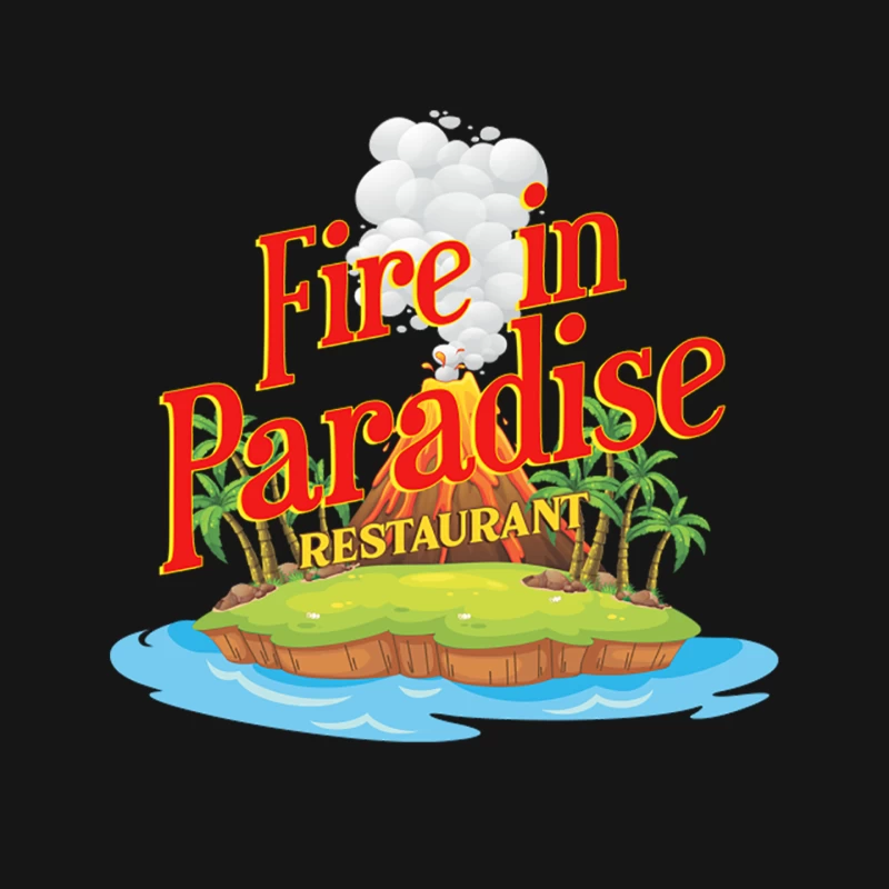 Fire in Paradise restaurant Mouse Pad