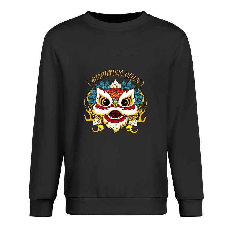 Vielversprechendes Omen Löwenkopf Herren Pullover Sweatshirt