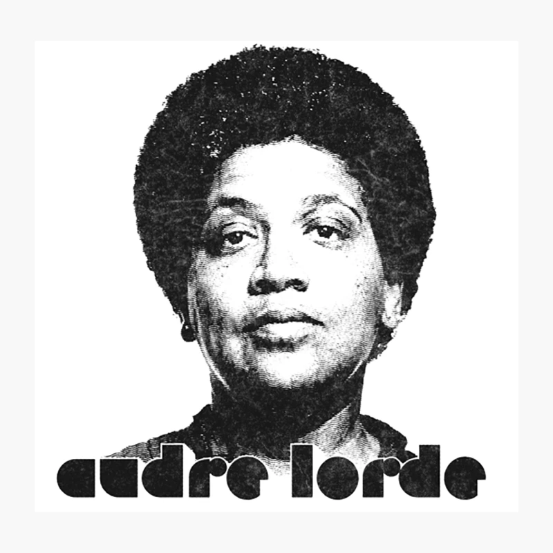 Audre Lorde  Retro Style FAn Art Design Throw Pillow