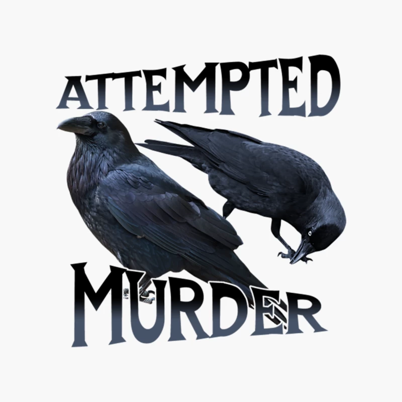 Attempted Murder, of Crows Cotton Tote Bag