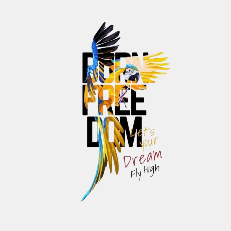 Born Free: Let Your Dreams Fly High Male Tank Top