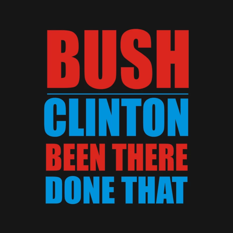 Bush Clinton Large Mouse Pad