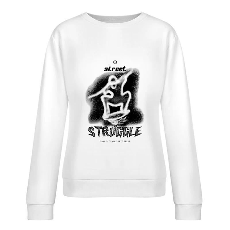 Menschliche Evolution der Jugend Damen Pullover Sweatshirt