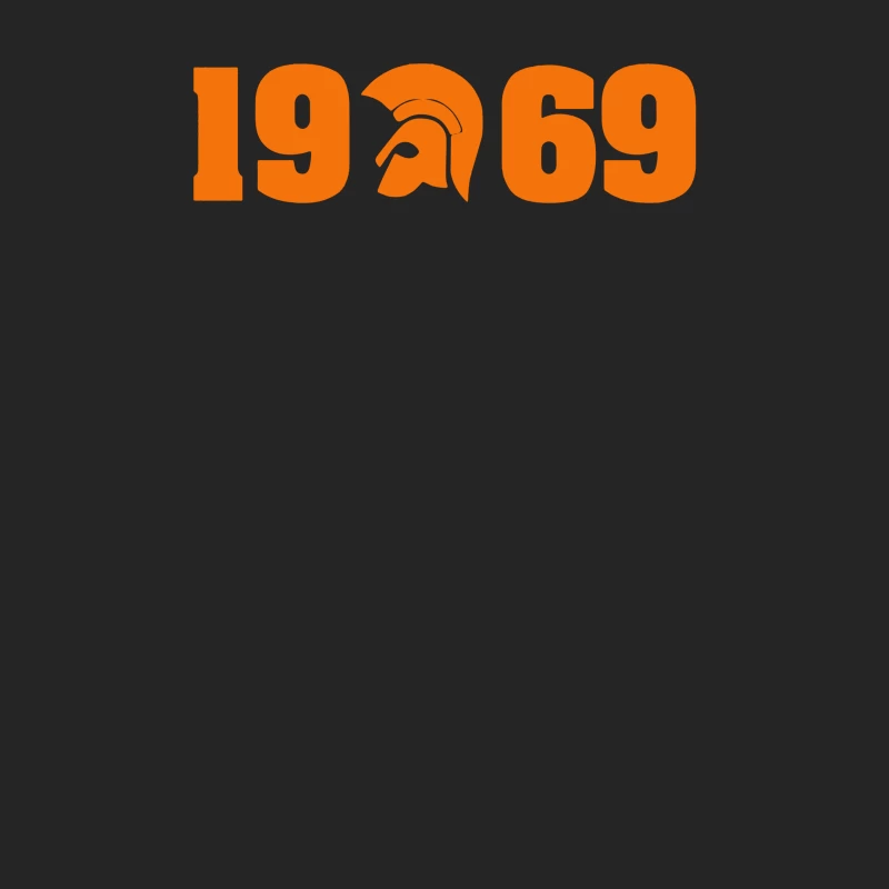 1969 Sports Logo Design Male Pullover Sweatshirt