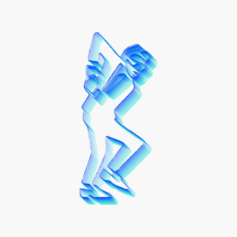 3D Neon Rudeboy Ska Man Design Cotton Tote Bag