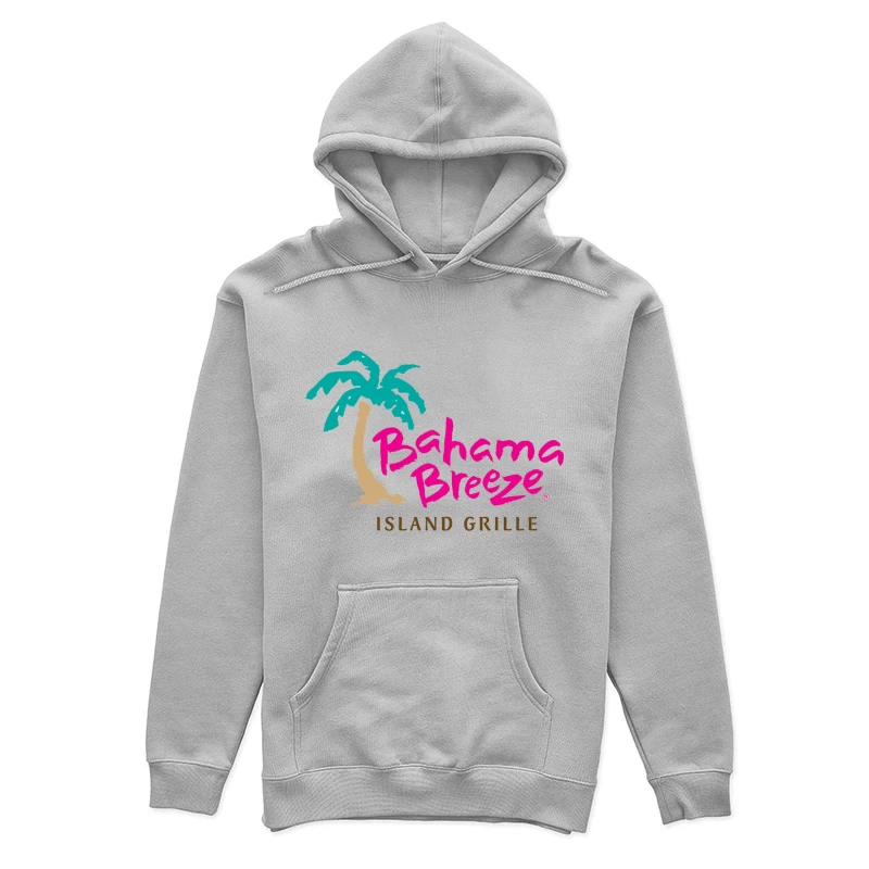 Bahama Breeze Island Grille Restaurant Logo with Tropical Palm Tree Female Pullover Hoodie