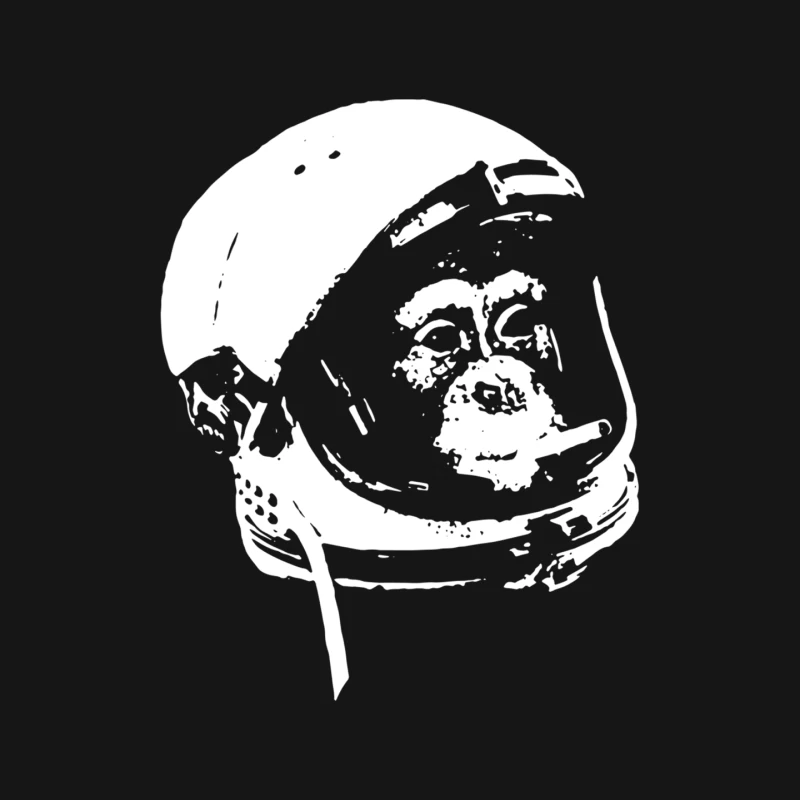 Astronaut monkey Mouse Pad