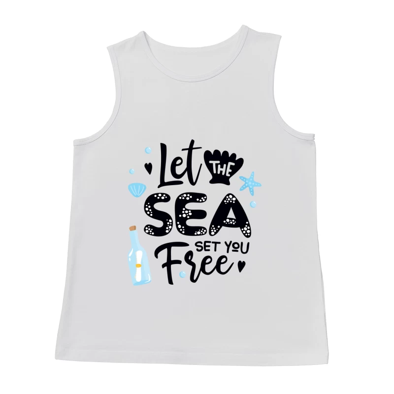 Laissez la mer vous libérer Homme Débardeur