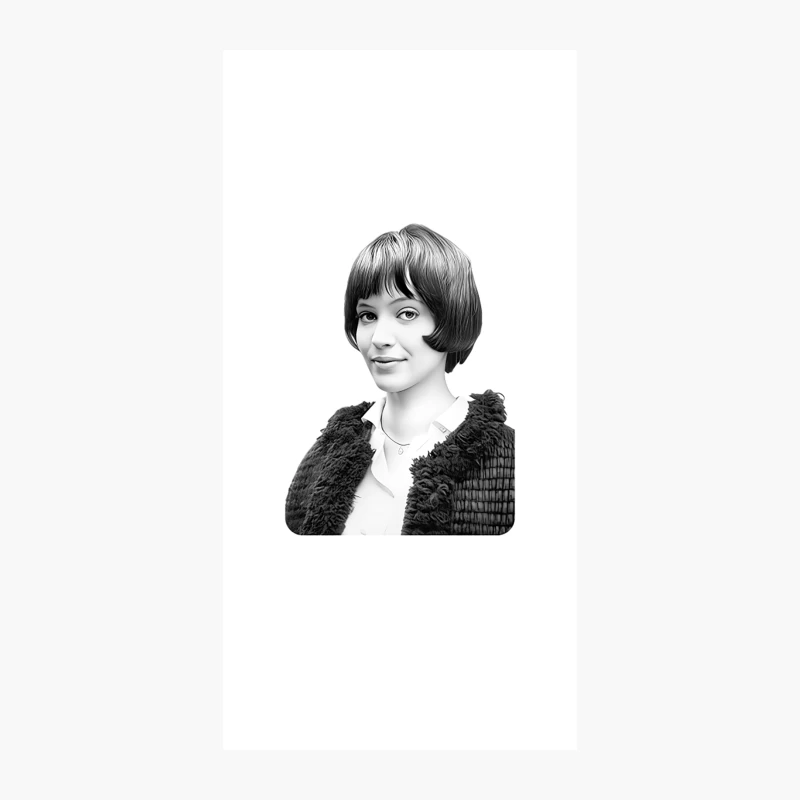 Anna Karina  Retro Style Fan Artwork iPhone Case
