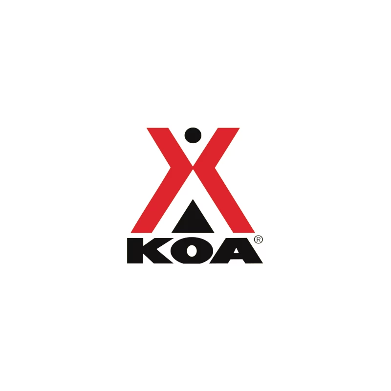 KOA (Kampgrounds of America) Official Logo Design iPhone Case