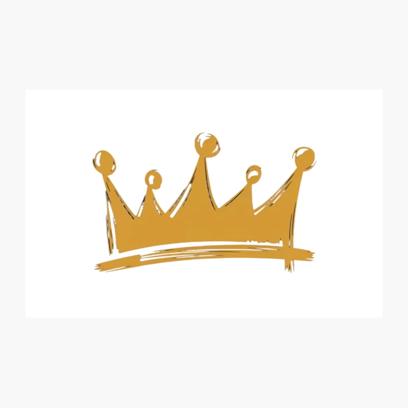 Golden Crown: Symbol of Royal Luxury Travel Mug
