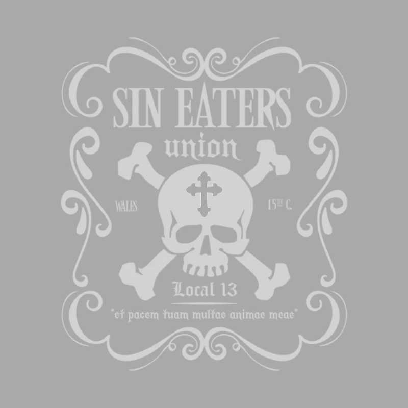 Sin Eater_s Union, non distressed Male Pullover Hoodie