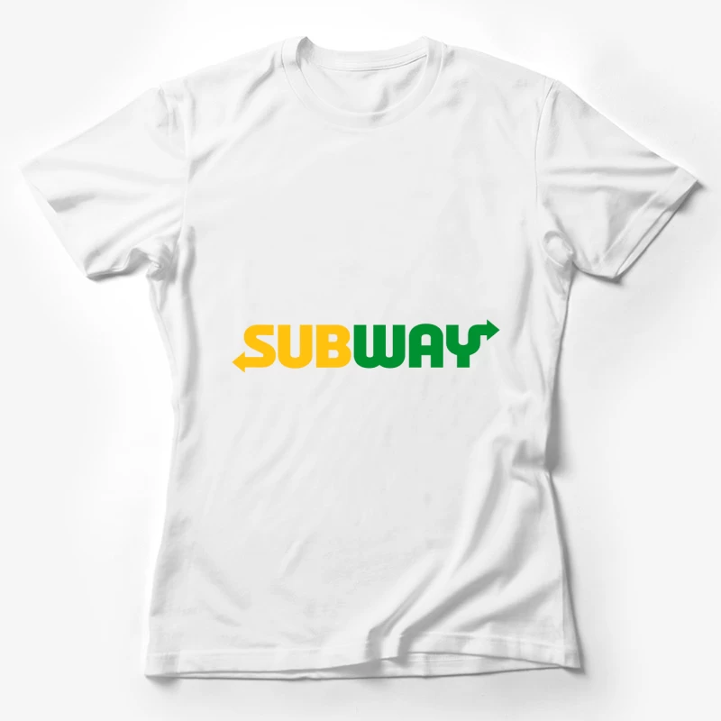 Subway Restaurant Logo Design Female T-Shirt