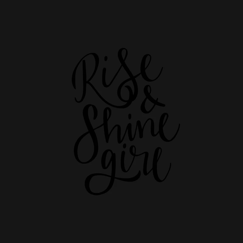 Motivation Matinale pour Fille Femme Manches Longues T-Shirt