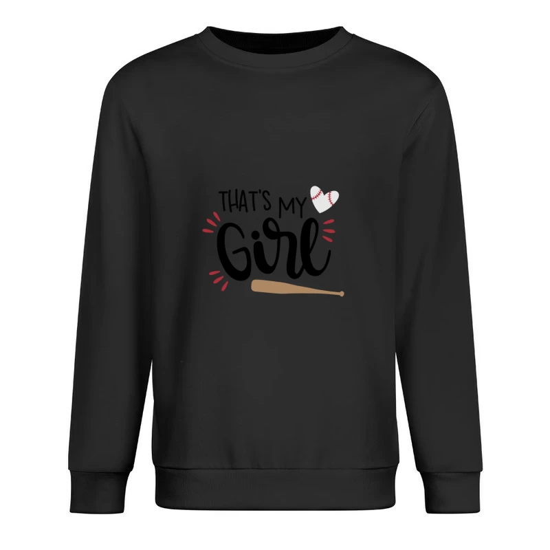 Cœur de Baseball et Batte Homme Sweat-shirt à enfiler