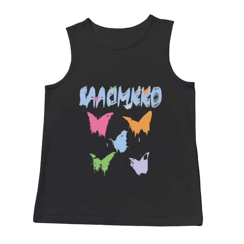 Bunte Schmetterlingsgrafik Herren Tanktops