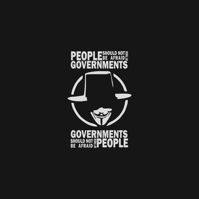 People Should Not Be Afraid of Their Governments Desk Mat