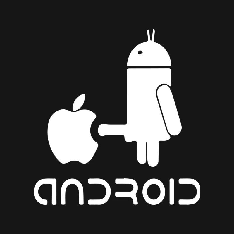 Android Robot Spoof Mouse Pad