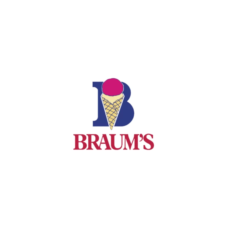 Braum's Logo Retro Desk Mat