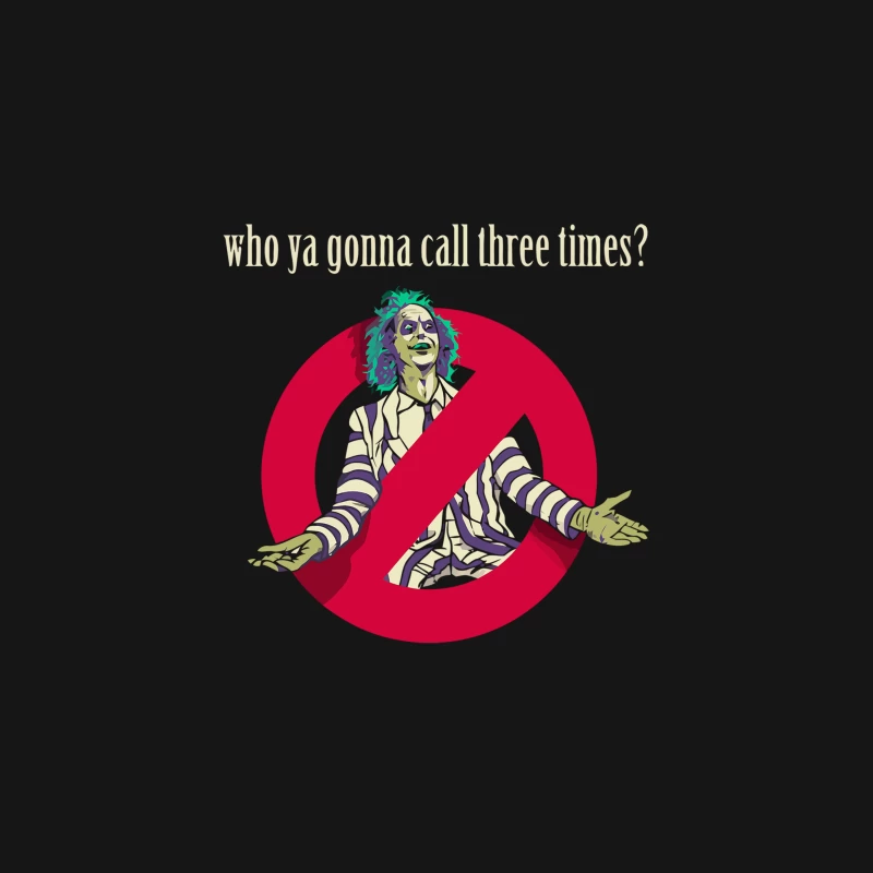 Ghostbusters Inspired Illustrated Parody Poster Desk Mat