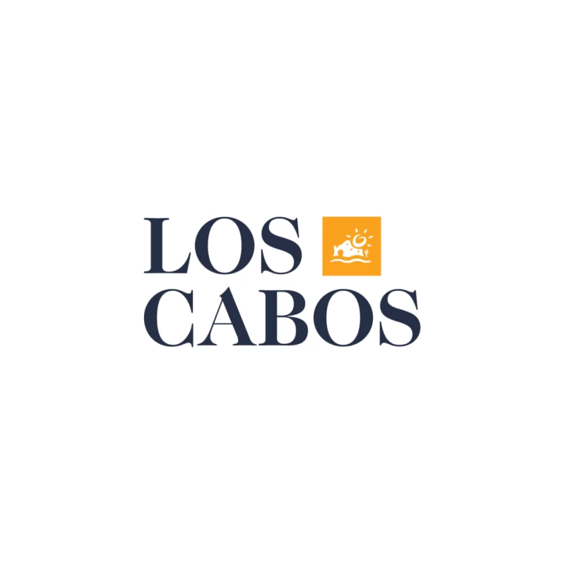 Los Cabos Mexico logo Throw Pillow