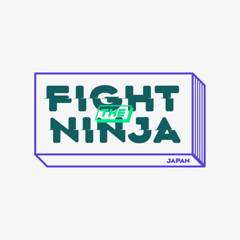 Kampf gegen den Ninja Logo Design Herren Pullover Sweatshirt