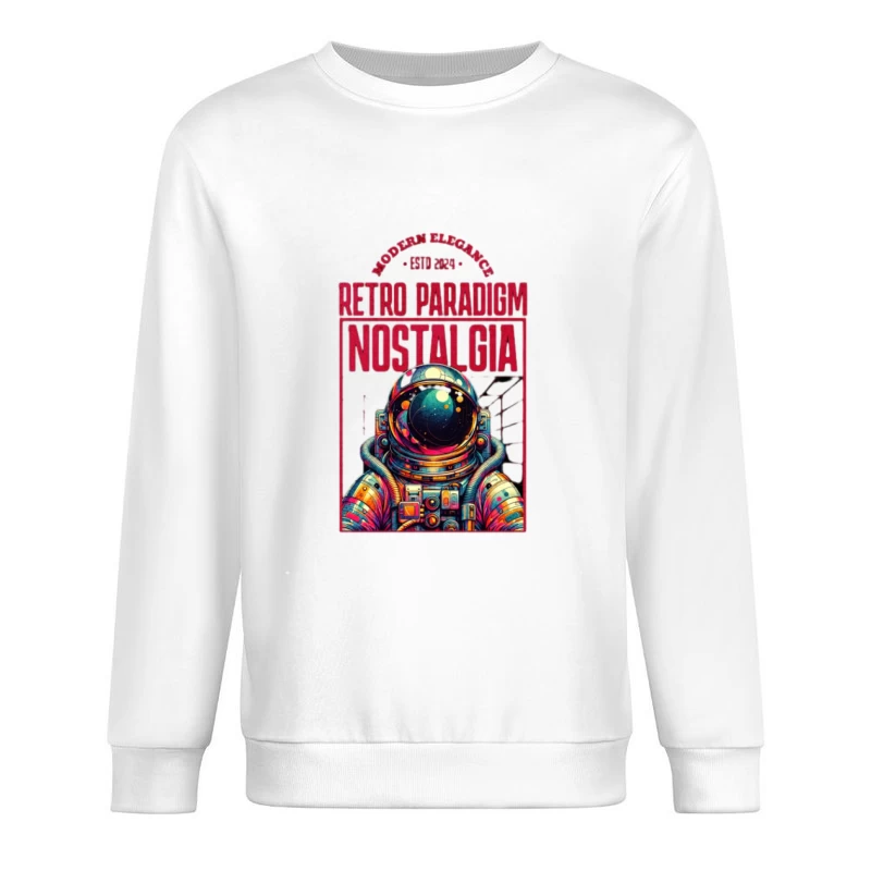 Astronaute Paradigme Rétro Homme Sweat-shirt à enfiler