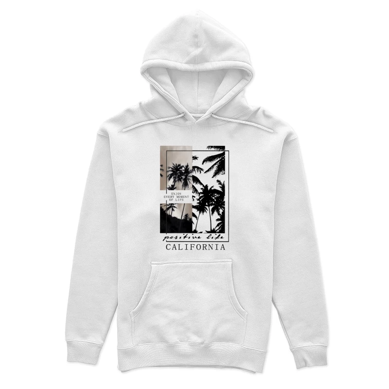Palmenabend in Kalifornien Damen Pullover Hoodie