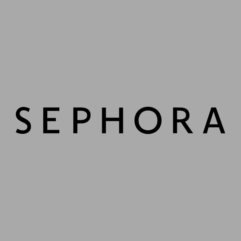 Sephora Black and White Corporate Logo Male Pullover Hoodie