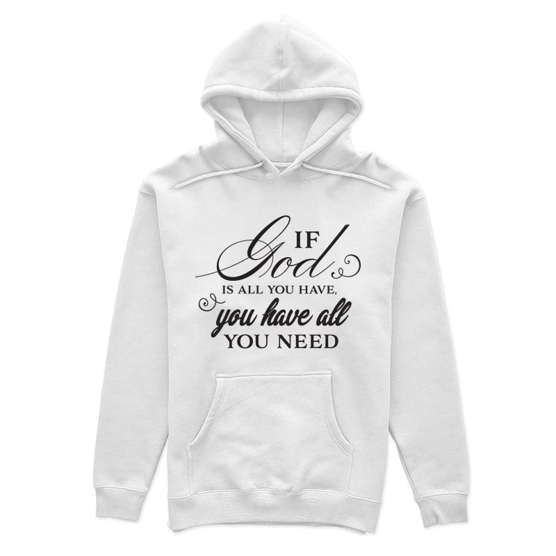 Citation inspirante sur Dieu Femme Sweat à capuche