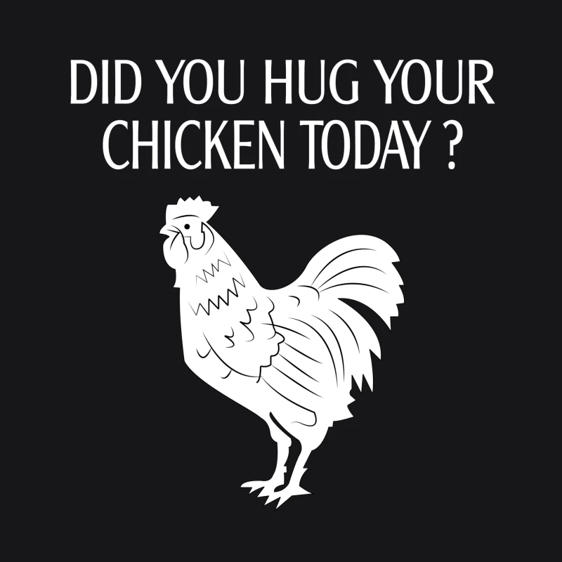 Humour et Affection pour les Poulets Homme Sweat à capuche