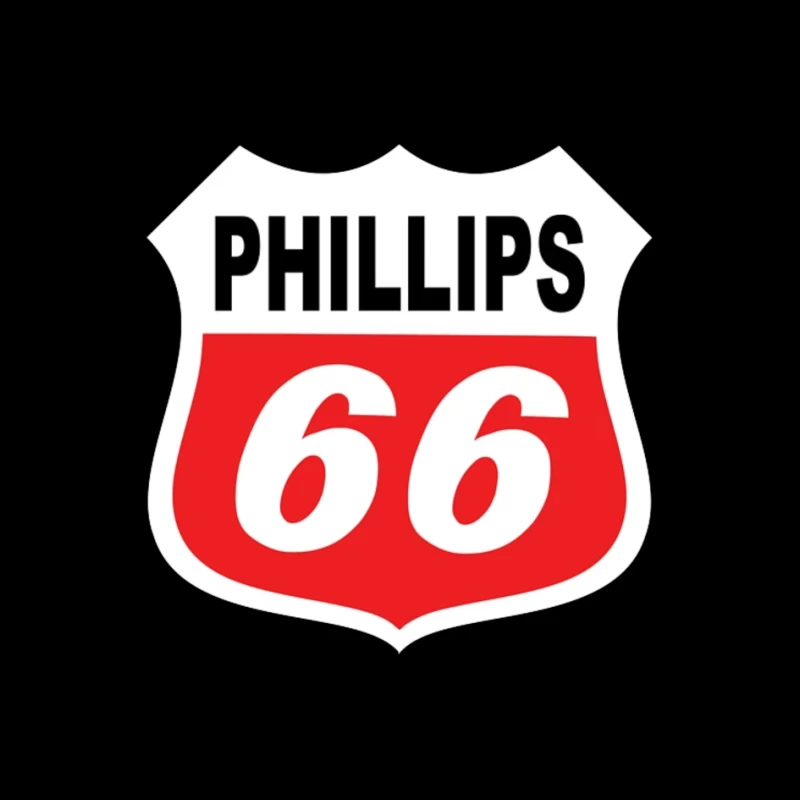 Phillips 66 Classic Shield Logo Design Pin