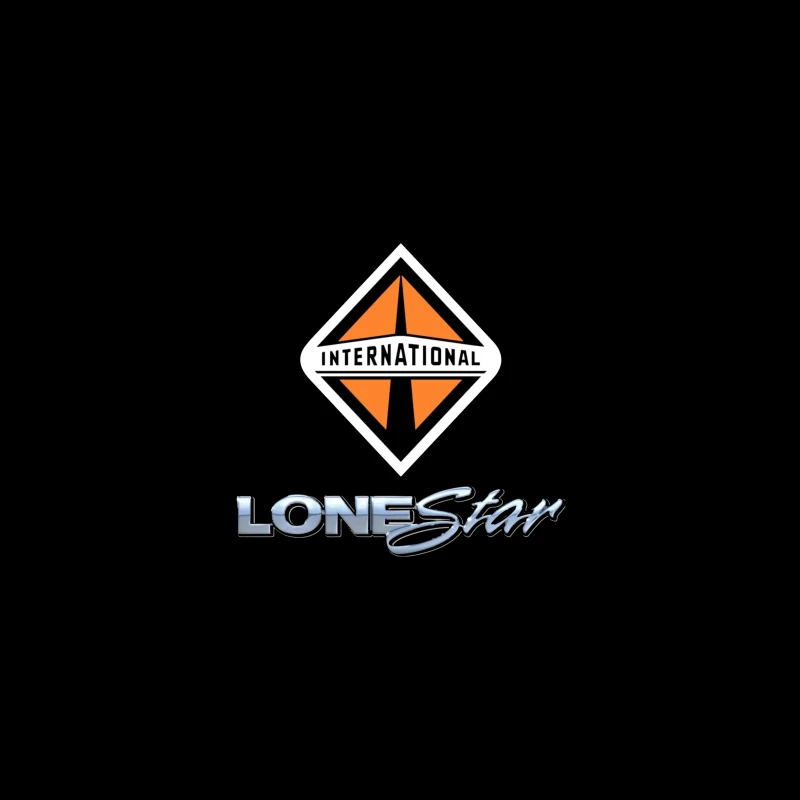 International Lonestar Truck Manufacturing Logo Design Travel Mug