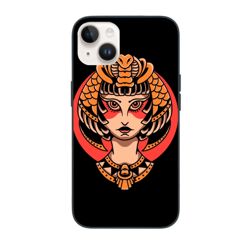 Fantasy Woman Illustration iPhone Case