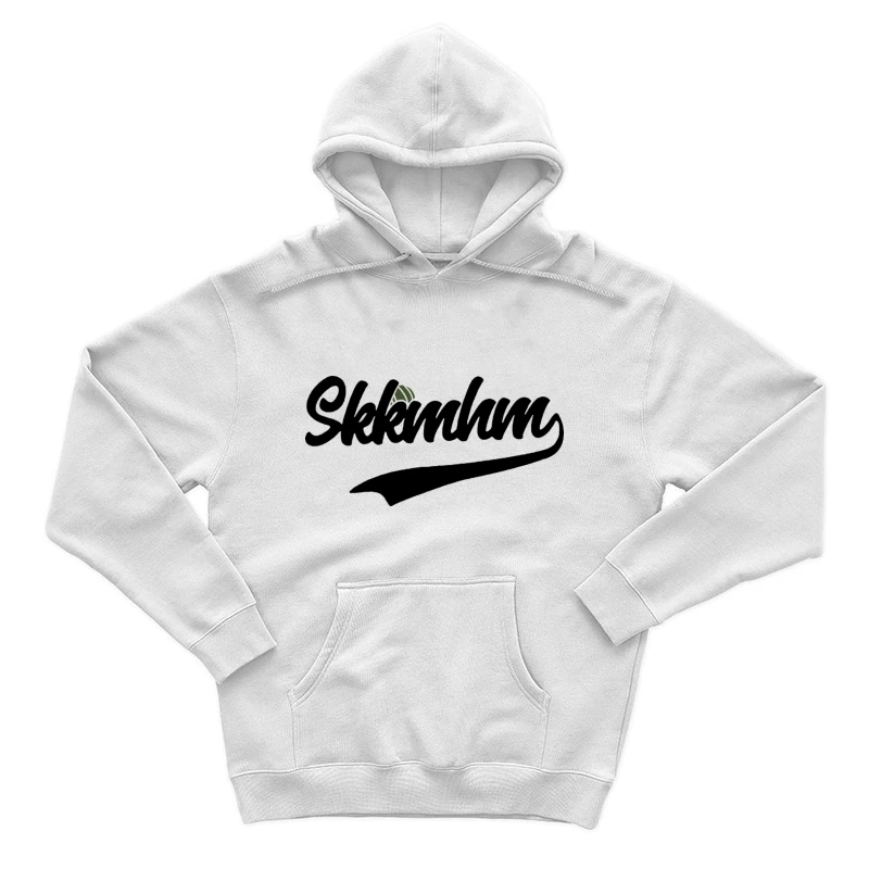 Schriftzug mit abstrakter Note Herren Pullover Hoodie