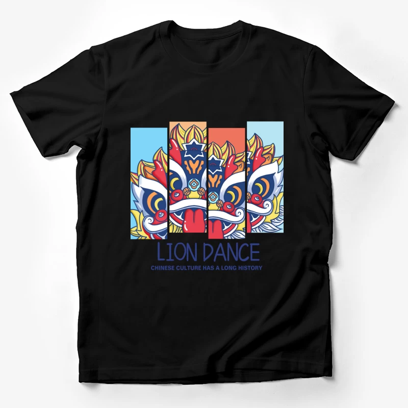 Traditioneller Löwentanz in der chinesischen Kultur Herren T-Shirt
