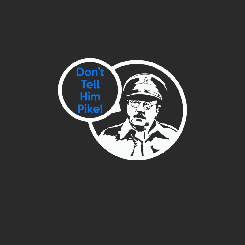 Dad_s Army Captain Mainwaring Don_t Tell Him Pike Baseball Cap
