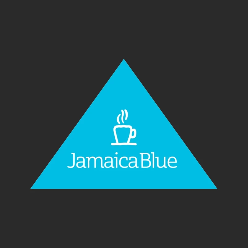 Jamaica Blue Coffee Brand Triangle Logo Baseball Cap