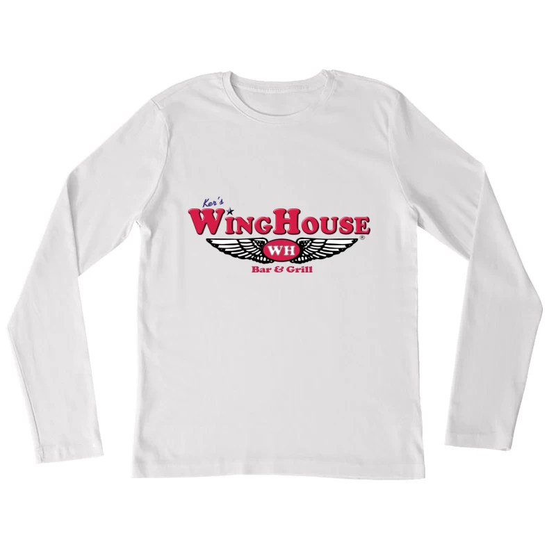 Wing House Bar & Grill 3 Female Long Sleeve T-Shirt