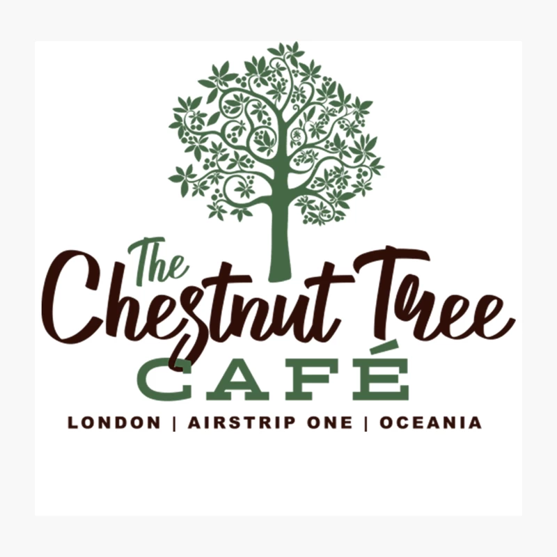 Chestnut Tree Cafe Throw Pillow