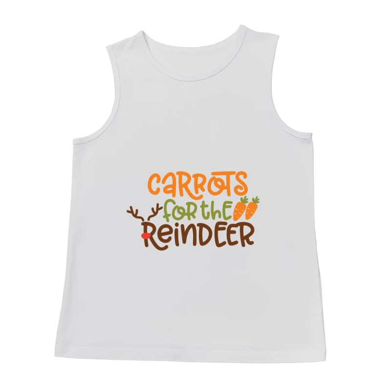 Carottes pour le renne, design de Noël coloré Homme Débardeur