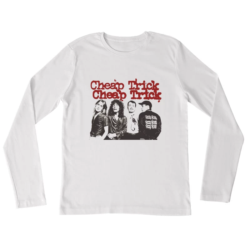 Cheap Trick Retro Female Long Sleeve T-Shirt